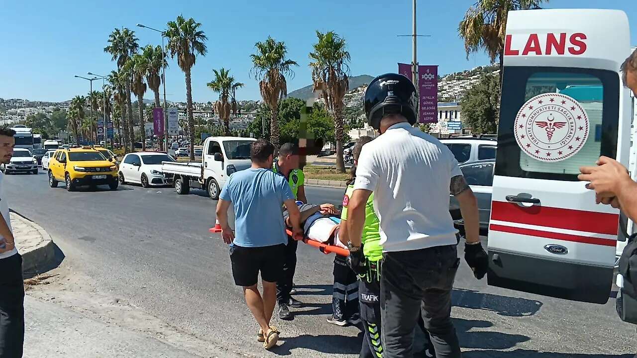 Muğla’da Korkutan Motosiklet Kazası, Sürücü Ağır Yaralandı 2